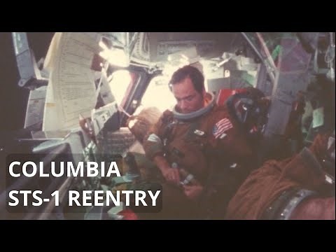 STS-1 Reentry Footage - Columbia Returns to Earth