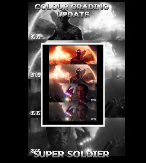 Avengers Endgame re release version changes colour grading | SUPER SOLDIER | #shorts