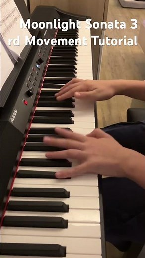 Moonlight Sonata 3rd Movement Tutorial