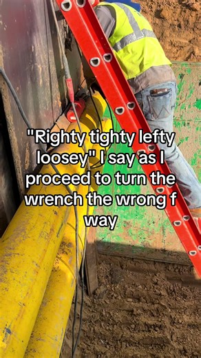I tell myself “righty tighty, lefty loosey” everytime I pick one up 💀 ##fyppppppppppppppppppppppppp #fyp #fypシ゚viral #construction #welding