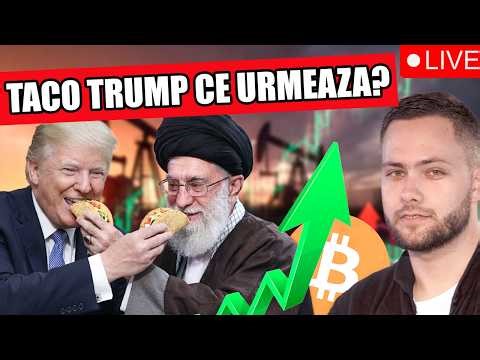 🔴LIVE: Trump dă înapoi… dar ține? Bitcoin, bursă, petrol