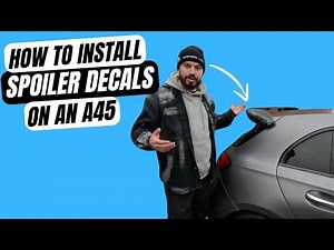 How to Install Decals: How I Install Decals on My Mercedes A45s Amg Step-by-step Tutorial