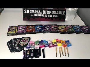 Packman Party Boyz 3g disposable 3ml empty vapes 10 flavors with pre-rolls