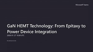 GaN HEMT Technology: From Epitaxy to Power Device Integration