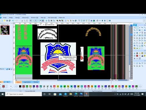 Jacquard machine how to make a maplar pattern.