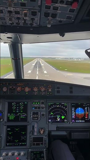 Airbus A320 Smooth Cockpit Landing | Perfect Approach View