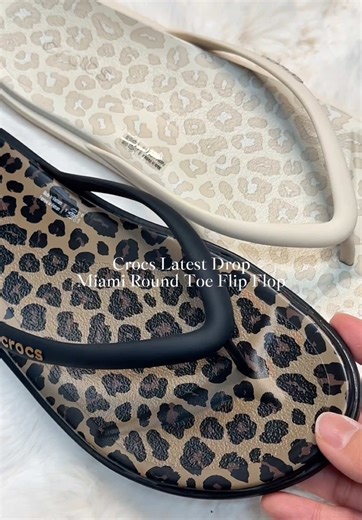 Latest Drop Alert‼️ Miami round toe flip flop🩴 #fyp #crocs #latestdrop #newarrivals #roundtoeflipflop