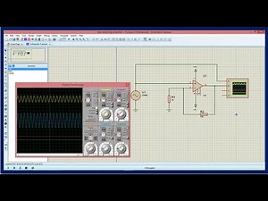 non inverting amplifier design in proteus