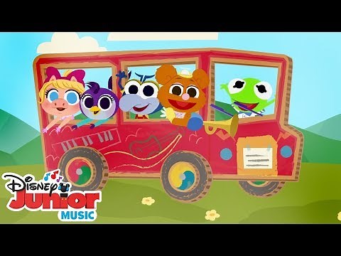 The Wheels on the Bus 🚌 | 🎼 Disney Junior Music Nursery Rhymes | Disney Junior
