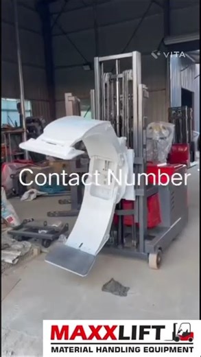 Counter weight Stacker With PRC Attachment #industrialstacker #materialhandling #madeinindiastacker