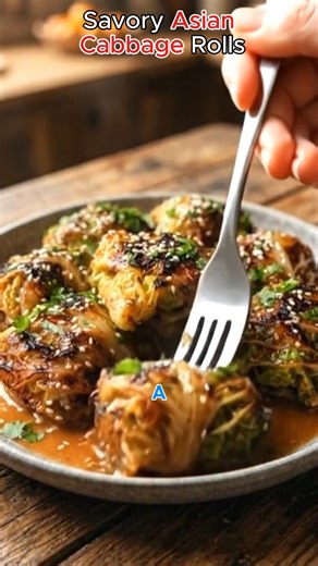 Easy Savory Asian Cabbage Rolls Recipe Perfect Crispy Spicy Dinner | Recipes sophia