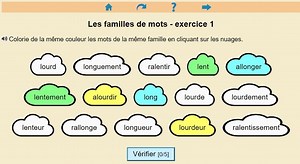 Les familles de mots | Clic ! Ma Classe