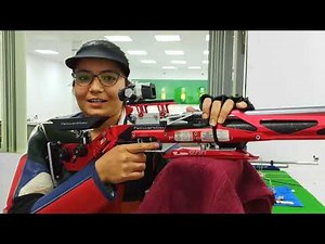 Training of 10 meter air rifle shooting | WITH NRAI COACH AMRISH SINGH | Shooter Nidhi Jangid