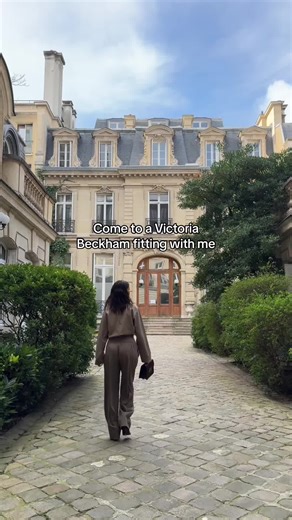 Victoria Beckham Fitting Experience at Paris Fashion Week