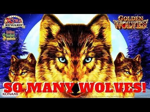 SUPER BIG WIN! GOLDEN WOLVES SLOT MACHINE POKIE by KONAMI PALA CASINO
