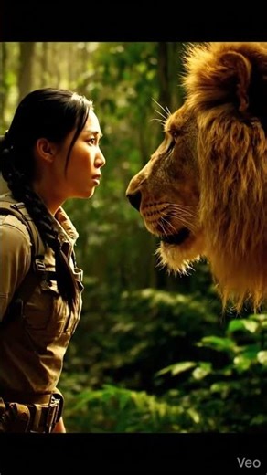 एक जंगल में एक शेर और एक औरत आमने #music #electronicmusic ## Short#instagram #vairal# crazyculb1_