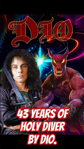On May 25th, 1983, Dio released his album, "Holy Diver". #dio #album #heavymetal #holydiver #singer