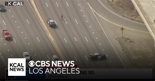 Fight turns into shooting on 101 Freeway in downtown Los Angeles
