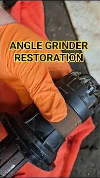 Dewalt angle grinder restoration #powertoolrepair #dewalt #diy #asmr