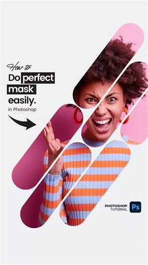 WeJustClick | Graphic Designer on Instagram: "Mask effect Photoshop Tutorial - Subscribe to my YouTube channel for more tutorials."