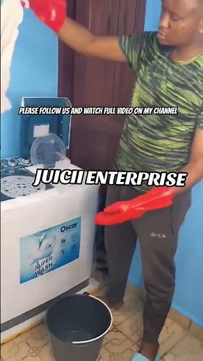 Semi automatic 8kg washing machine - Live demonstration