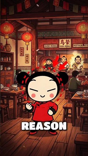 The Scary Reason Pucca NEVER Opens Her Eyes... 😳💀 #shortsfeed #viralshorts