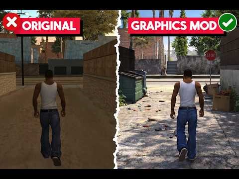 Install Graphics Mod in GTA San Andreas Low End PC | 1GB/2GB RAM Fix
