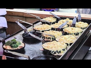 Street Food at Partridges Market, London. Melted Cheese, Huge Beef, Oysters and More