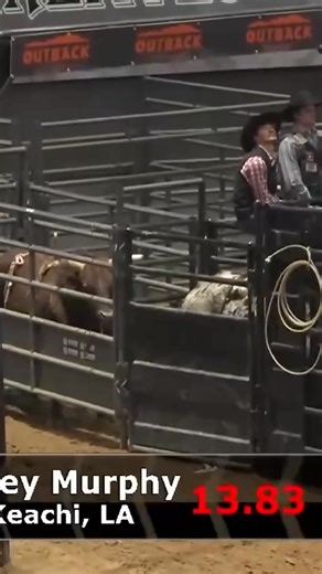 Josey Murphy leads barrel racing with a 13.83-second run at the Dixie National Rodeo! #WeArePRORODEO | PRCA ProRodeo