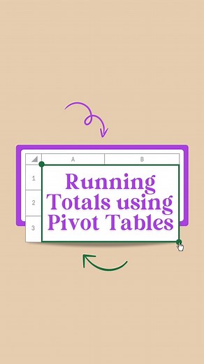 Calculate a running total using Pivot Tables 💯👇 Register for my FREE live Excel class on Pivot Table and Data Visualization hacks using the link in my bio✨ | Miss Excel