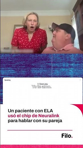 Un paciente con ELA usó el chip de Neuralink para decirle "te amo" a su pareja