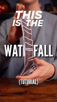 Learn The Waterfall! Cardistry Tutorial 😮 #tutorial #shorts #viralvid #cards #shuffle #fyp