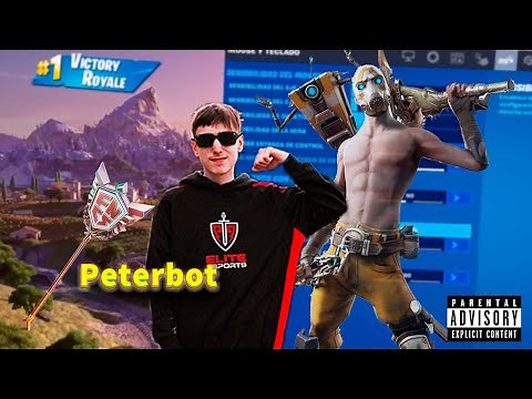 CONFIGURACIÓN DE Peterbot 2024 👑 | TEMPORADA 2 CAPITULO 5 | sensibilidad de Peterbot fortnite