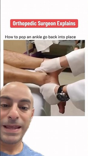 Doctor Explains - How to POP IN Dislocated Ankle