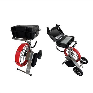 [Hot Item] 10" HD Black Pipe Inspection Robot System Mini Micro Camera