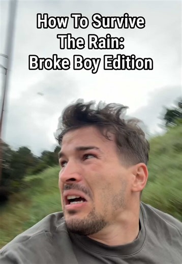 Wish my wife’s boyfriend didn’t kick me out 😭 the flood warning made it even worse. #SurvivalSkills #saveme #rainstorm #flooding #portapottyman