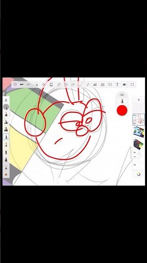 Angry Eyebrows Gadgets [SPEED-DRAW]! #larryboy #shorts