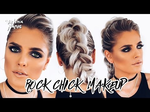 Rock Chick Chic Makeup | Tutorial | Victoria Nunns