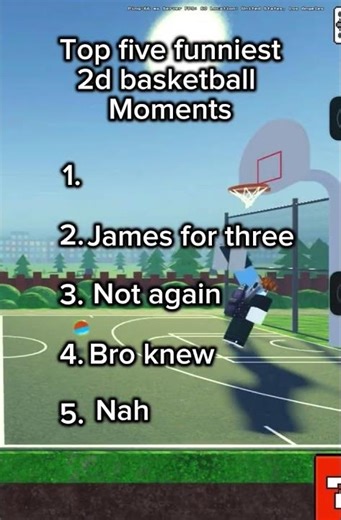 Top 5 funniest 2D basketball moments