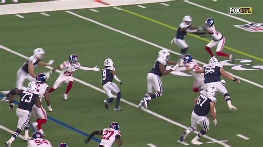 KaVontae Turpin accelerates after the catch for a gain of 30 yards vs. Giants