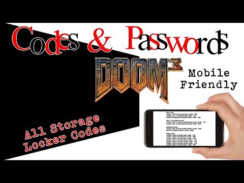 DOOM 3 - All Storage Locker Codes