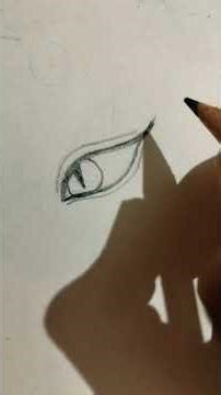 easy anime cat eye drawing tutorial #drawingtutorial #drawing #anime #animedrawing #animeeyedrawing