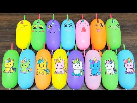 Slime Mixing With Balloons & Makeup – Oddly Satisfying ASMR #258