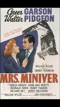 Part 1 of 4 Greer Garson 🇬🇧 Walter Pidgeon in MRS. MINIVER #moviereview #oscars #classicmovie