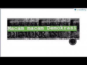 Macam macam demokrasi - Kewarganegaraan