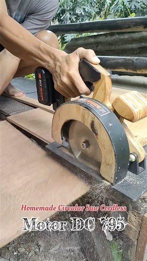 DIY Project ‼️ Homemade Cordless Circular Saw Dinamo DC 795 #diy #creative