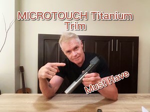 Watch MICROTOUCH Titanium Trim is A Great Grooming Tool on Amazon Live