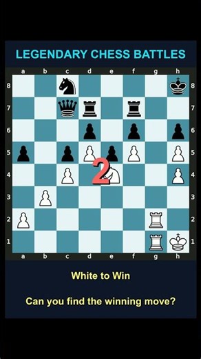 Chess Puzzle #564: White to Move and Win! 🧩 | Rating: 2150 #chess #chesspuzzles