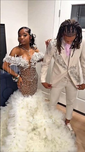 🤍💜🔥 Prom King and Queen Style Moves #cheer #promdress #highschool #dance