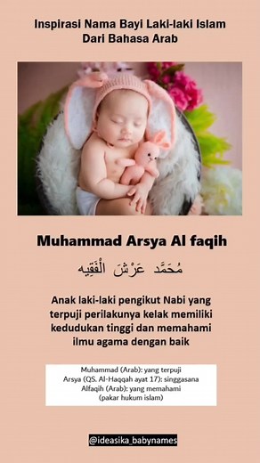 Ide Nama Bayi Laki-Laki Islami Modern 2024
